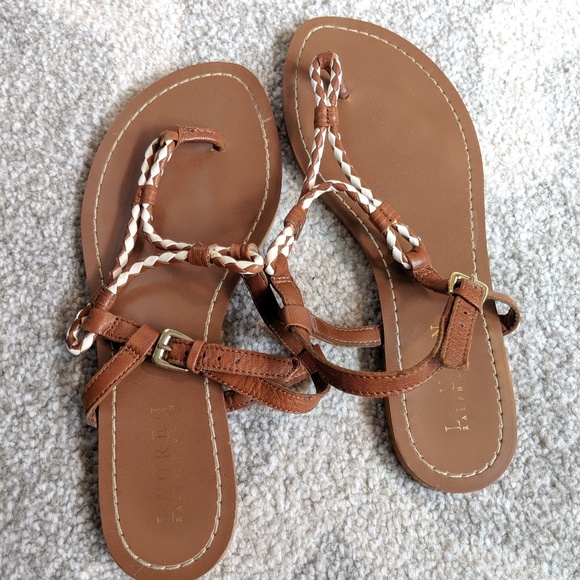 Lauren Ralph Lauren Flat Sandals - Picture 1 of 5